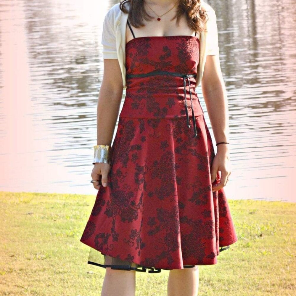 Red dress
